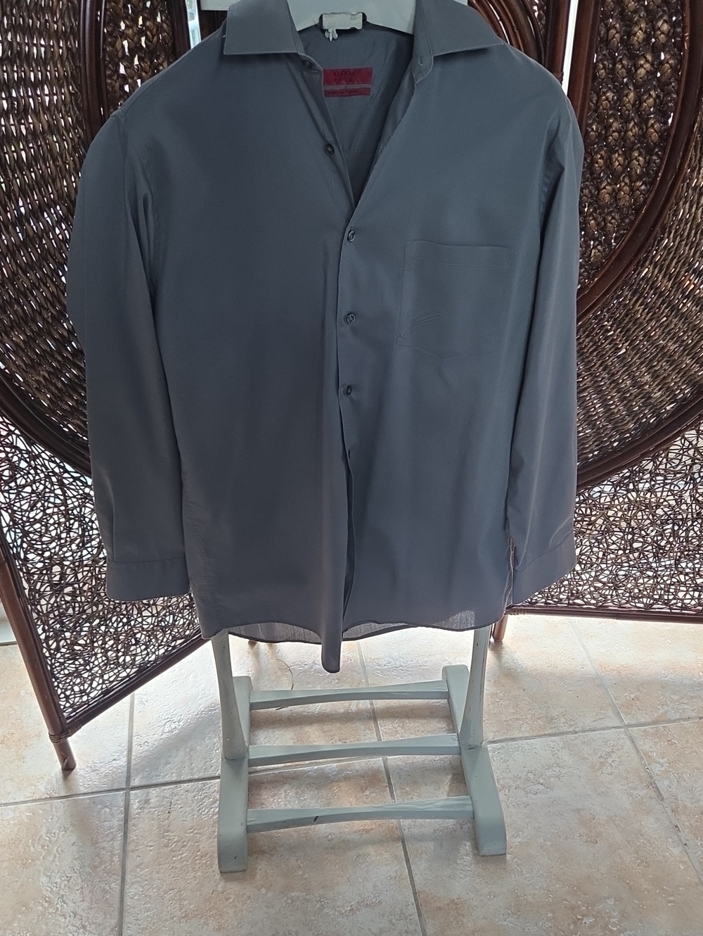 Alfani Men's Slate Gray Lightweight Shirt Jacket